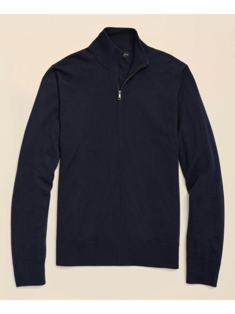Brooks Brothers Ultimate Merino Wool Full Zip Sweater
