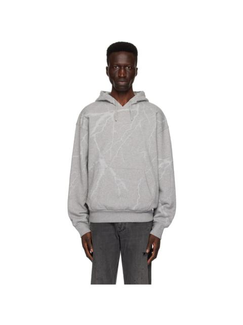 Gray Graphic Hoodie