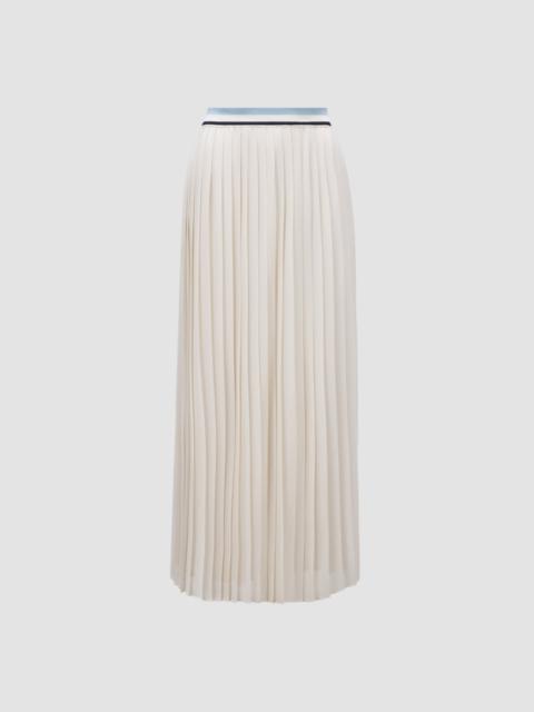 Pleated Maxi Skirt