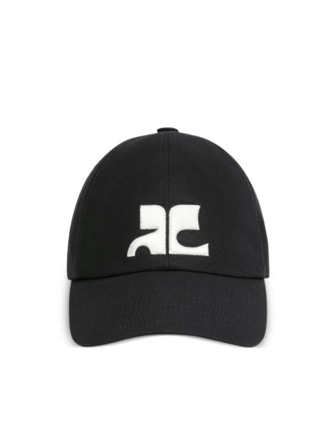 courrèges AC logo-embroidered cap