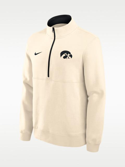 Nike Iowa Primetime Primary Logo Men's Nike College 1/2-Zip Crew