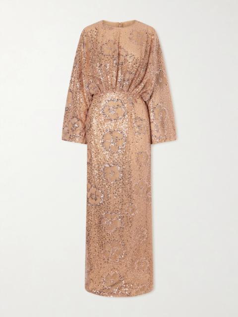 ELIE SAAB Embellished Silk-blend Tulle Gown