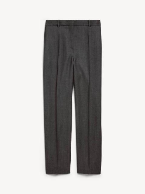 BALENCIAGA Women's Fitted Tailored Pants in Dark Navy