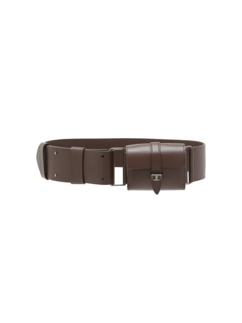 Tod's T Leather Belt Bag brown