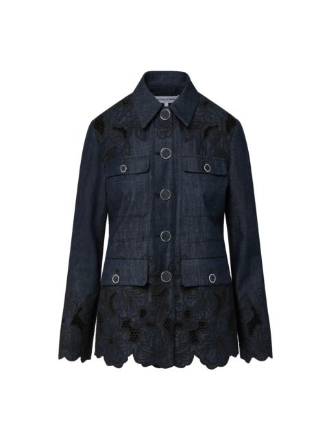 VERONICA BEARD KIKI EYELET JACKET