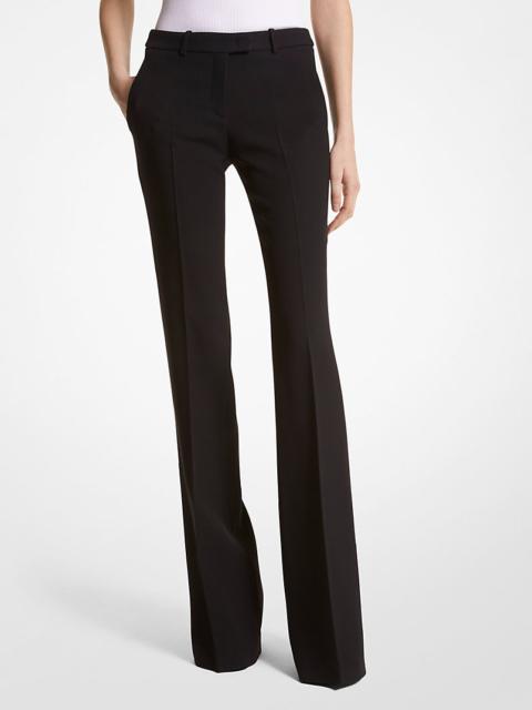 MICHAEL KORS COLLECTION Haylee Double Crepe Sablé Flared Trousers