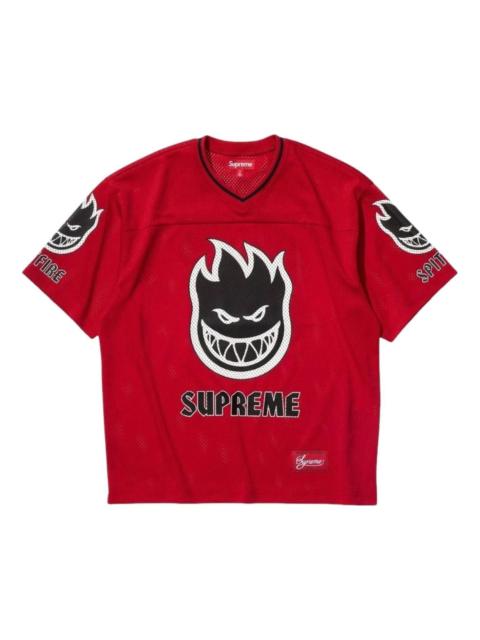 Supreme Supreme x Spitfire SS26 Football Jersey 'Red' SUP-SS26-338-RED