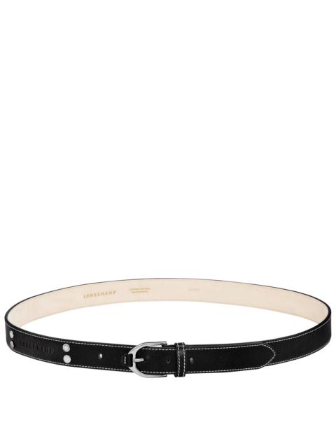 Longchamp Longchamp 3D Ladies' belt Black - Leather
