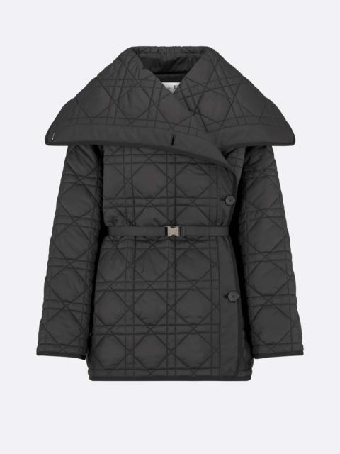 Dior Macrocannage Belted Peacoat