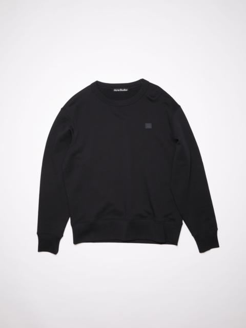 Crew neck sweatshirt - Regular fit - Black
