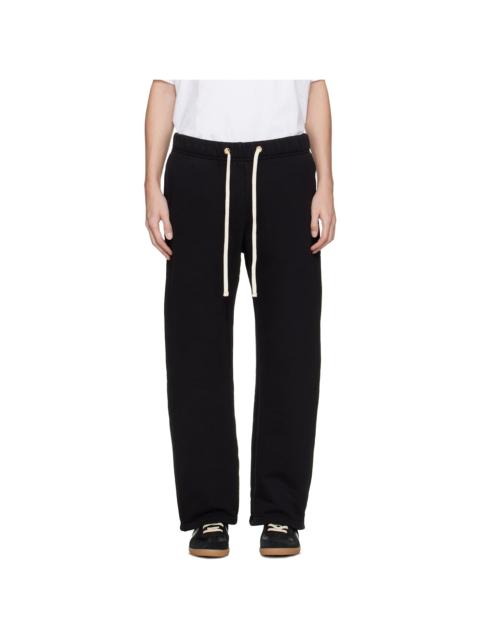 LES TIEN Black Heavyweight Classic Sweatpants