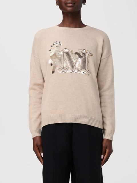 Max Mara MAX MARA Wool and Cashmere Sweater with Monogram