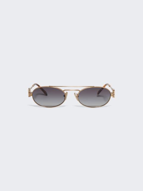 Miu Miu Logo Sunglasses Black | REVERSIBLE