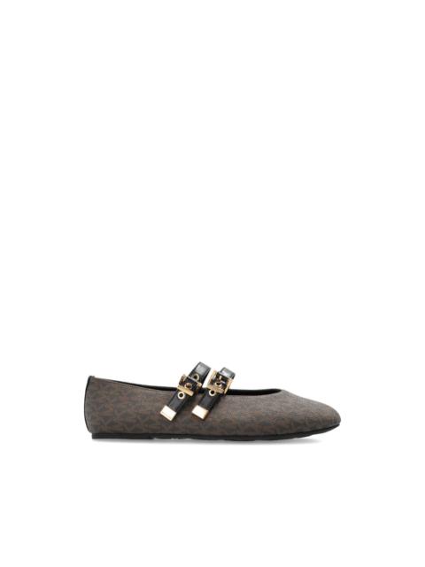 MICHAEL KORS buckle-strap ballet flats