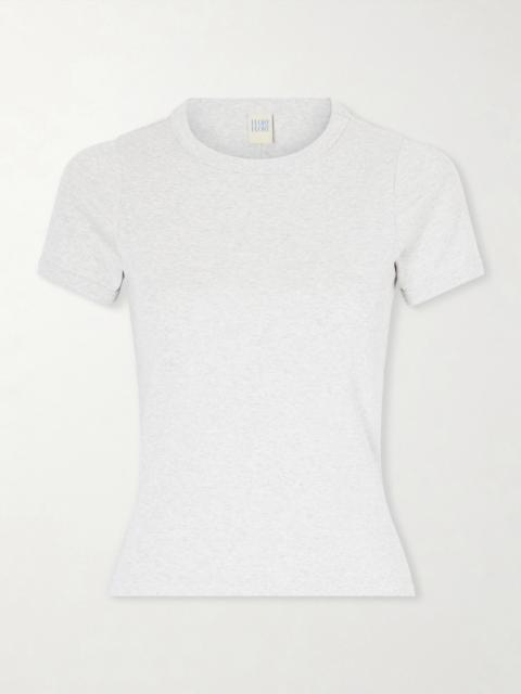 FLORE FLORE Car Ribbed Organic Cotton-jersey T-shirt