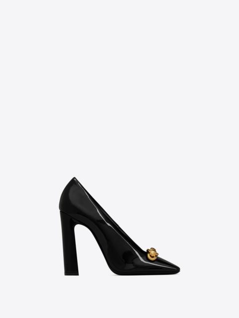 SAINT LAURENT silvana pumps in patent leather