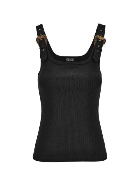 VERSACE JEANS COUTURE Versace Jeans Couture Ribbed-knit Buckle Tank Top