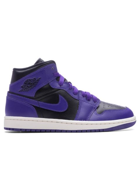 Jordan AIR JORDAN 1 MID WOMEN'S - BLACK/DARK CONCORD/SAIL