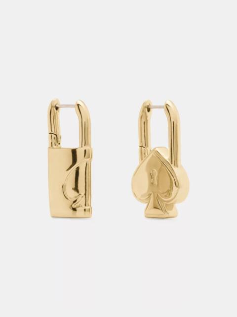 kate spade Spade Lock Asymmetrical Huggies