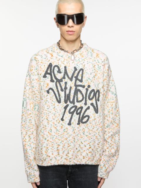 Acne Studios Jumper printed logo - Multicolor