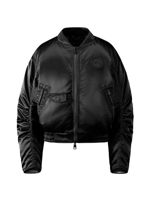 Canada Goose Women's Jade Satin & Down Bomber Jacket - Black