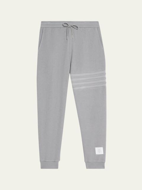 Thom Browne Men's 4-Bar Stripe Cotton Sweatpants