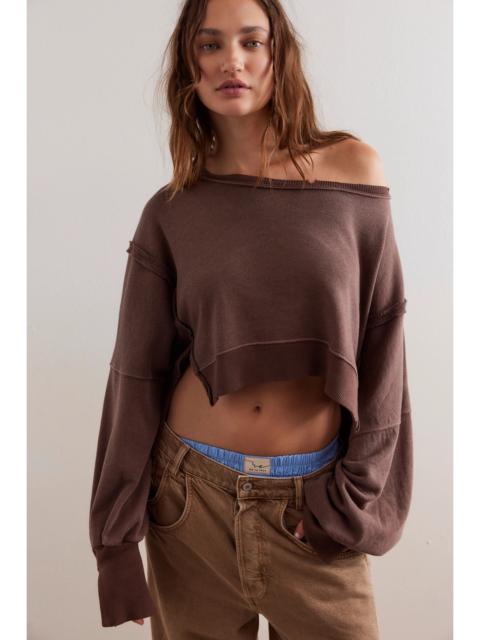 FREE PEOPLE We The Free Camden Cropped Sweatshirt