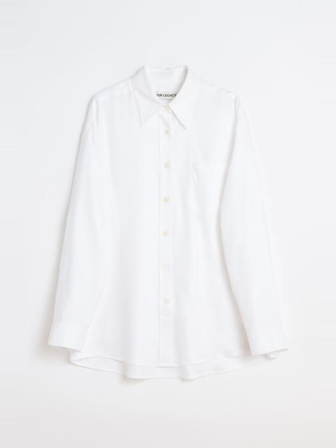 Our Legacy Precious Shirt Static White Liquid Oxford