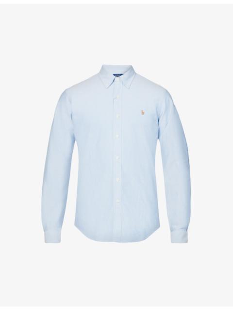 Polo Ralph Lauren Long-sleeved button-down custom-fit cotton Oxford shirt