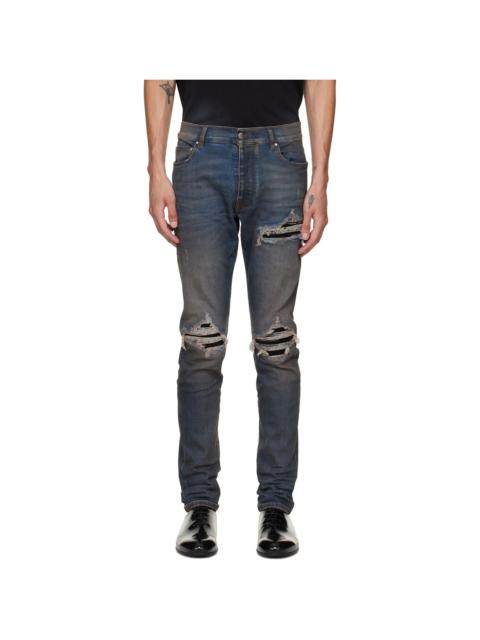 AMIRI Blue MX1 Ultrasuede Jeans