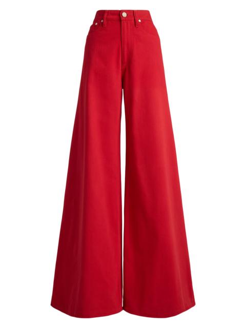 Ralph Lauren Women's Collen Wide-Leg Jeans - Bright Red