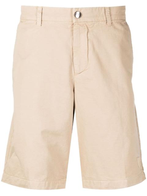 EMPORIO ARMANI straight-leg cotton shorts