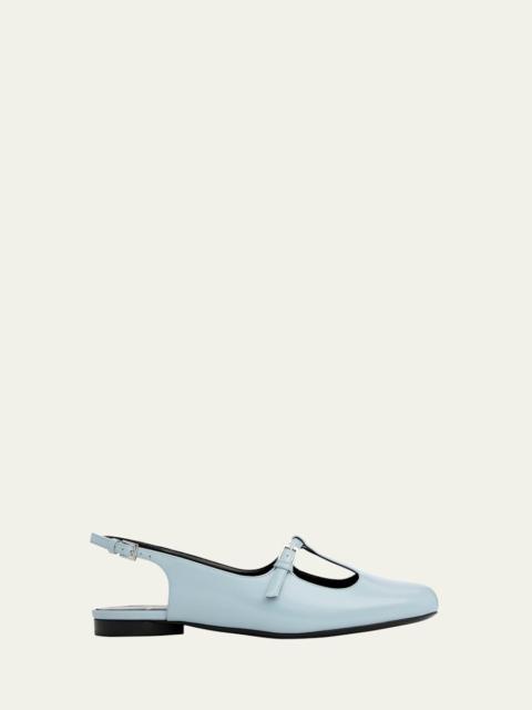 Pierre Hardy Mia Patent Leather Mary Jane Slingback Flats