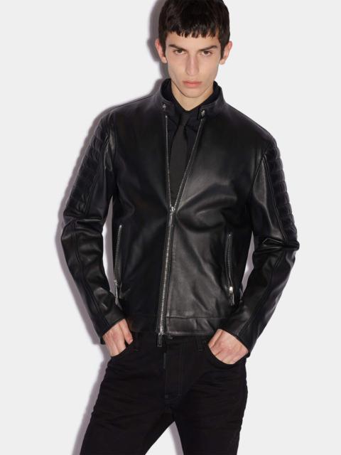 IBRA BLACK ON BLACK BIKER JACKET