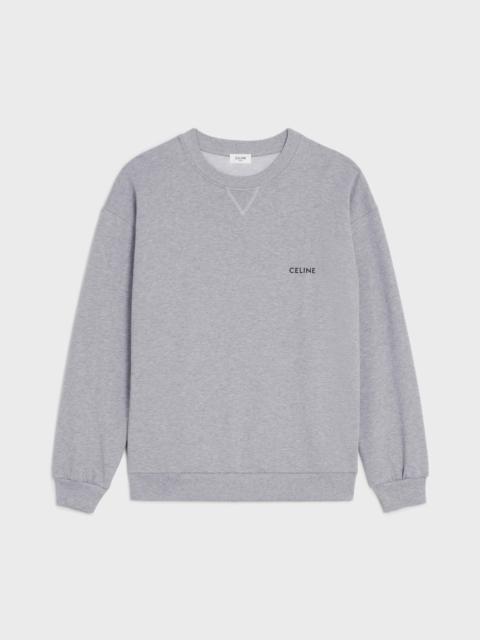 CELINE Celine loose sweatshirt in cotton fleece