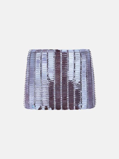 THE ATTICO ''RUE'' LAVENDER MINI SKIRT