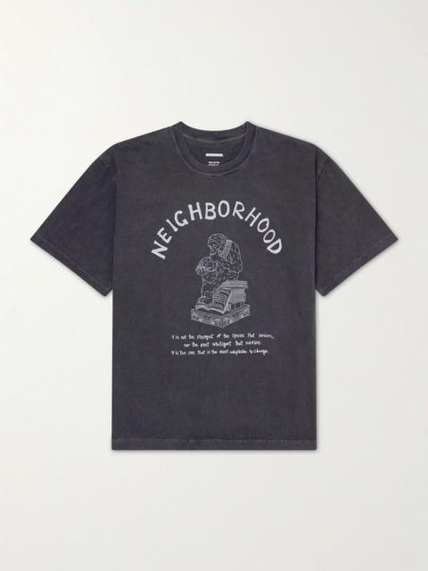 NEIGHBORHOOD Printed Cotton-Jersey T-Shirt
