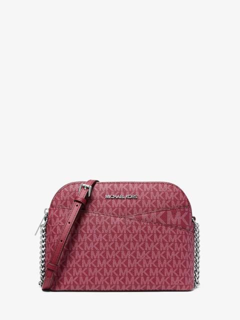 MICHAEL KORS Jet Set Travel Medium Logo Dome Crossbody Bag