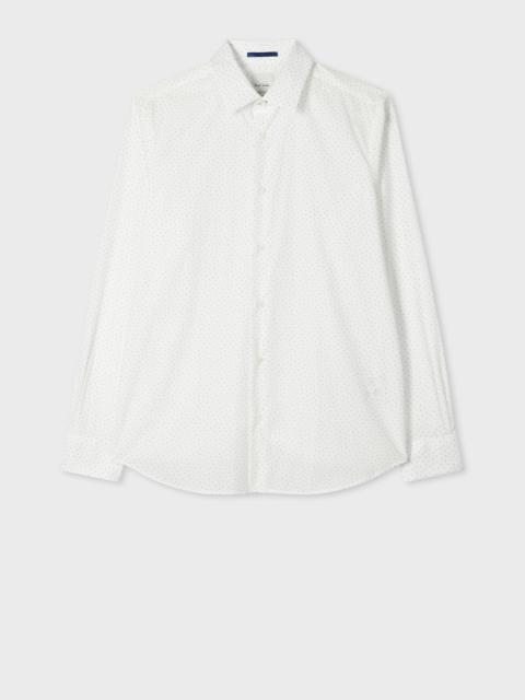 Paul Smith Slim-Fit White Polka Dot Shirt