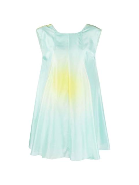 gradient-effect sleeveless dress