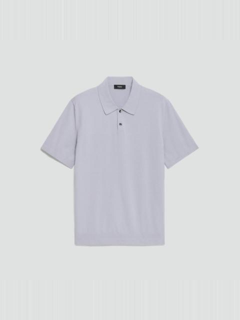 Theory Soris Polo Shirt in Light Bilen