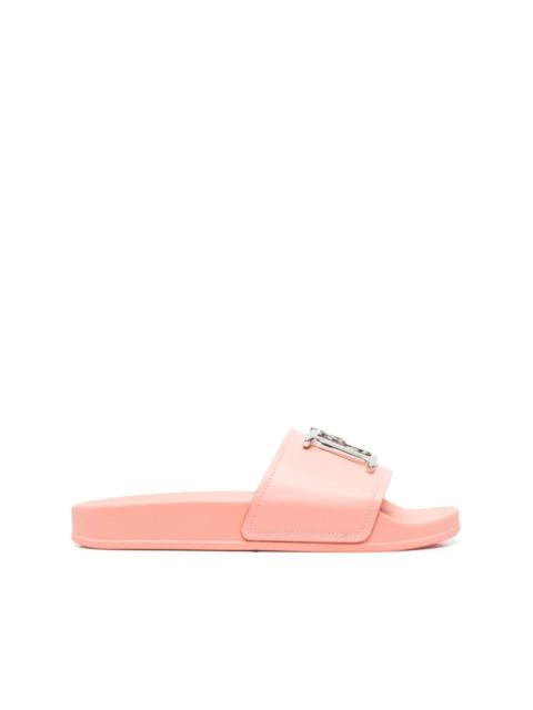 DSQUARED2 logo-plaque open-toe slides