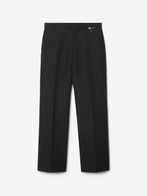 Burberry Wool Blend Tailored Trousers