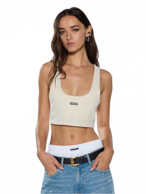 Ksubi SOTT ORIGIN CROP TANK CREAM