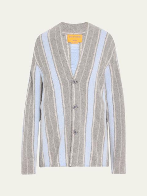 Baja Everywear Cashmere Stripe Cardigan
