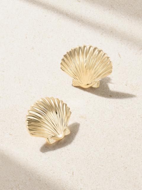 MATEO Large Venus 14-karat Gold Earrings