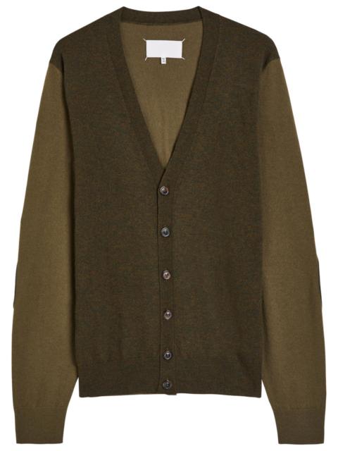 Maison Margiela Maison Margiela Panelled Wool Cardigan