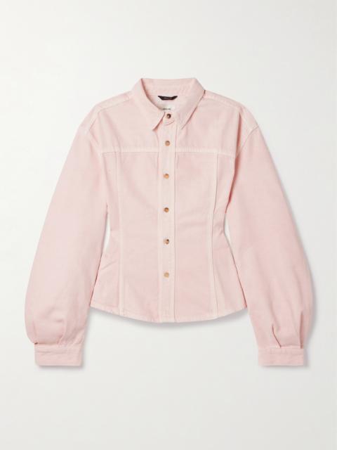 HAIKURE Lee Dive Paneled Denim Shirt