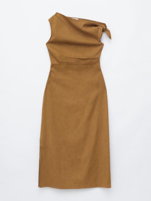 & Other Stories Asymmetric Midi Dress
