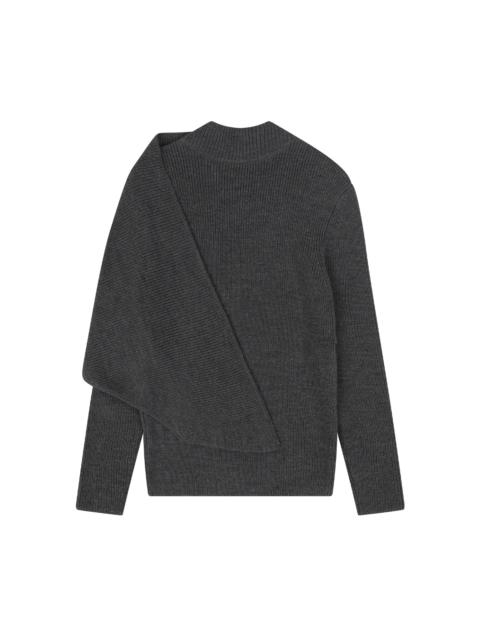 entire studios WRAP SWEATER ASH
